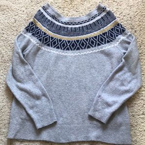 Gray sweater